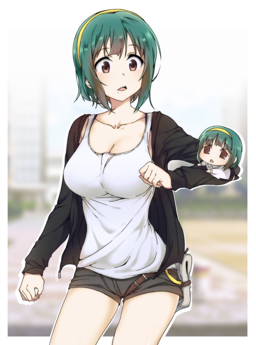 otonashi kotori and piyopiyo (idolmaster and 1 more) drawn by sidarim