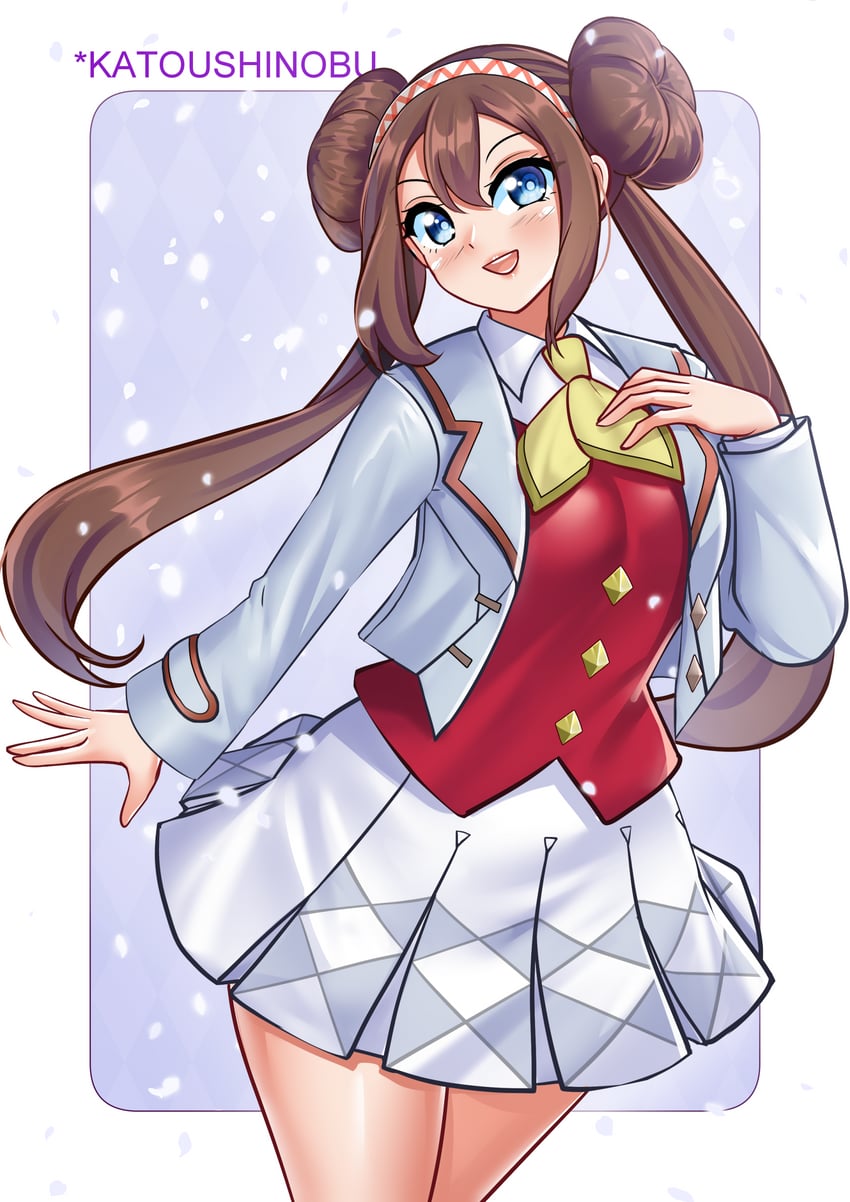 rosa (pokemon and 1 more) drawn by katou_shinobu