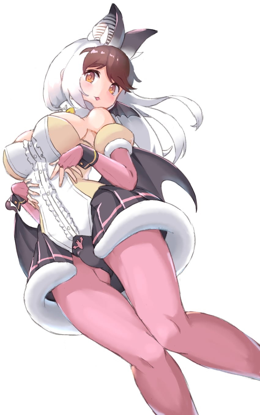 brown long-eared bat (kemono friends and 1 more) drawn by sawara_noa