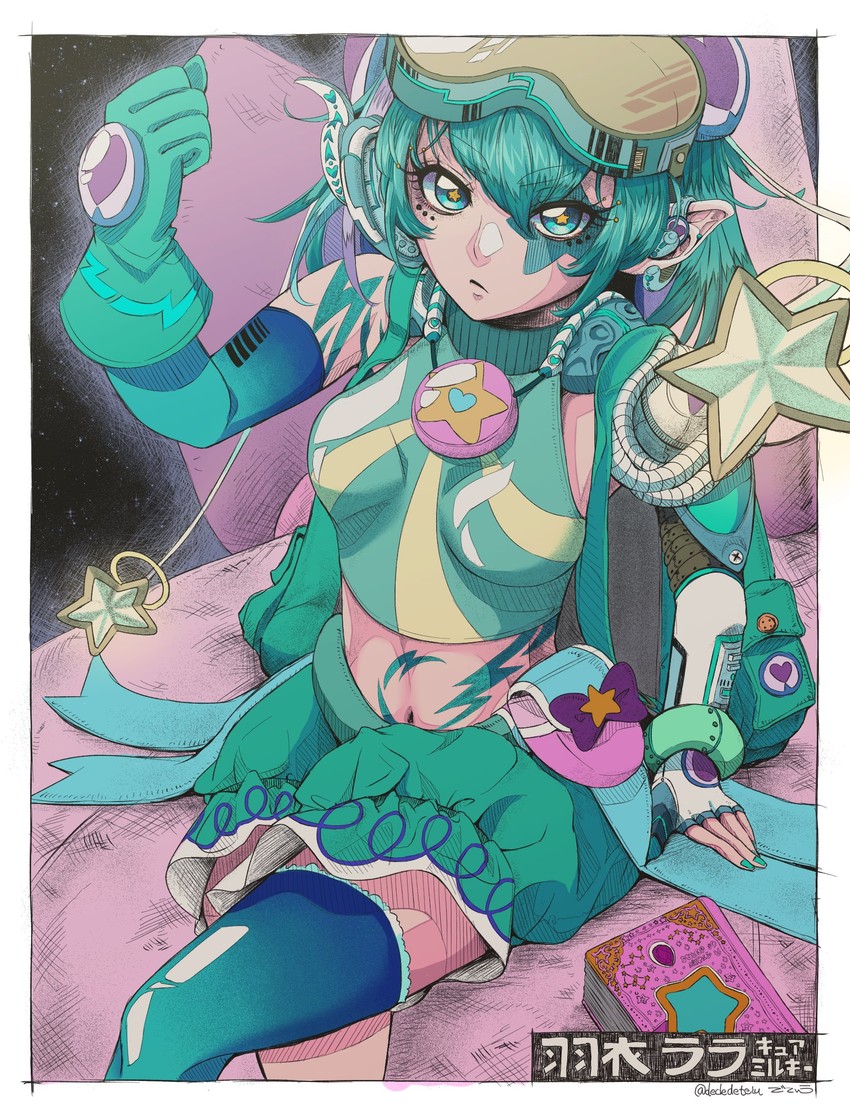 hagoromo lala and cure milky (precure and 1 more) drawn by dededeteiu
