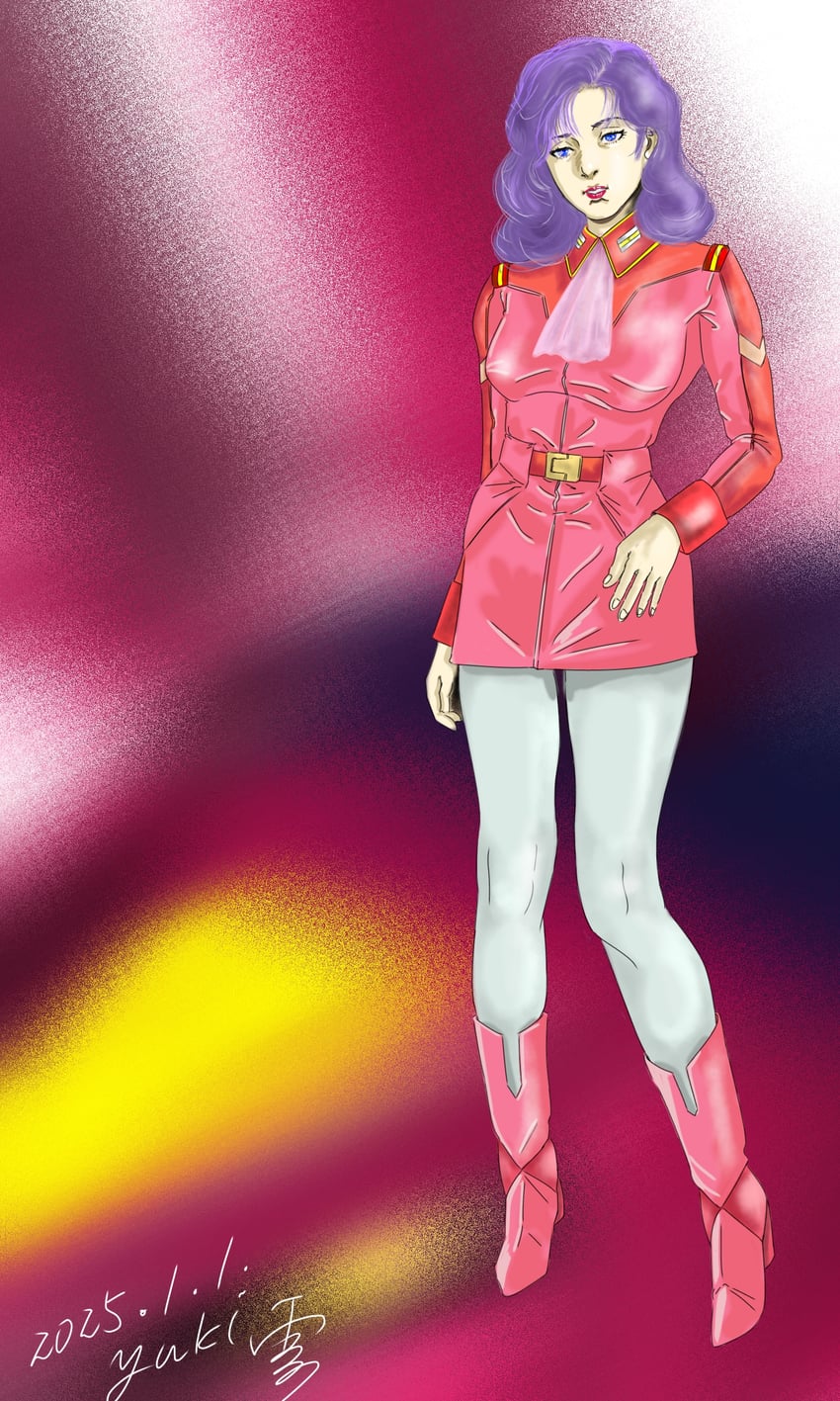 rosamia badam and psycho gundam mk ii (gundam and 1 more) drawn by yuki_xue_ying