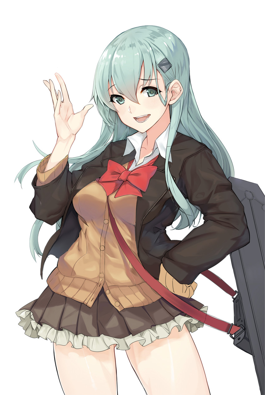 suzuya and suzuya kai ni (kantai collection) drawn by ganida_boushoku