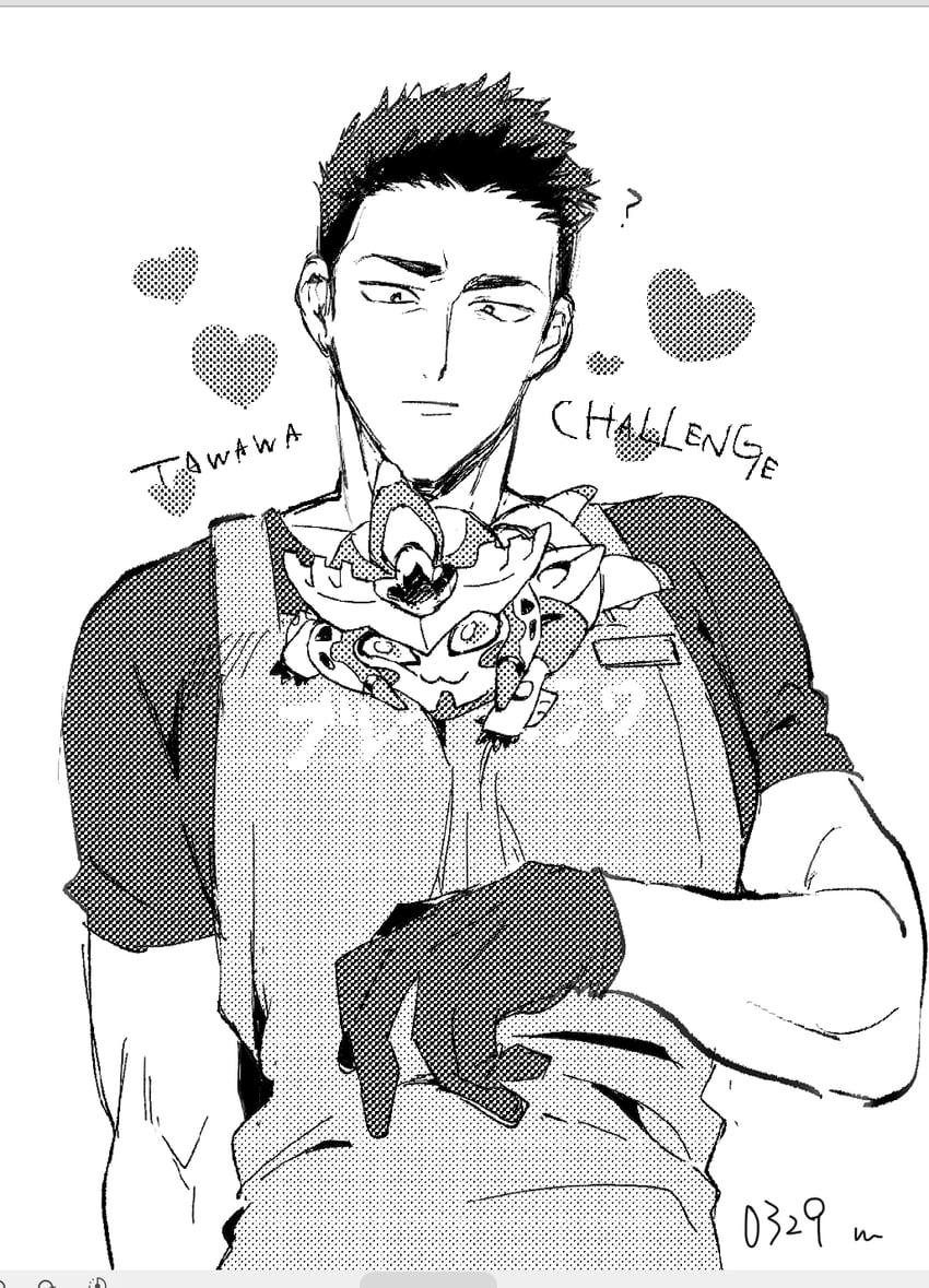 ao isami and bravern (yuuki bakuhatsu bang bravern) drawn by moke_(08014022247)