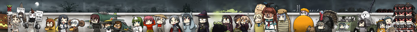 hibiki, ikazuchi, zuikaku, atago, ooyodo, and 33 more (kantai collection and 7 more) drawn by hamu_koutarou