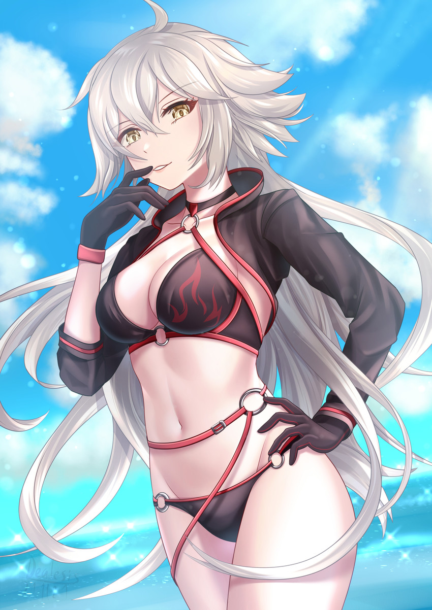 jeanne d'arc alter (fate and 1 more) drawn by dealesis