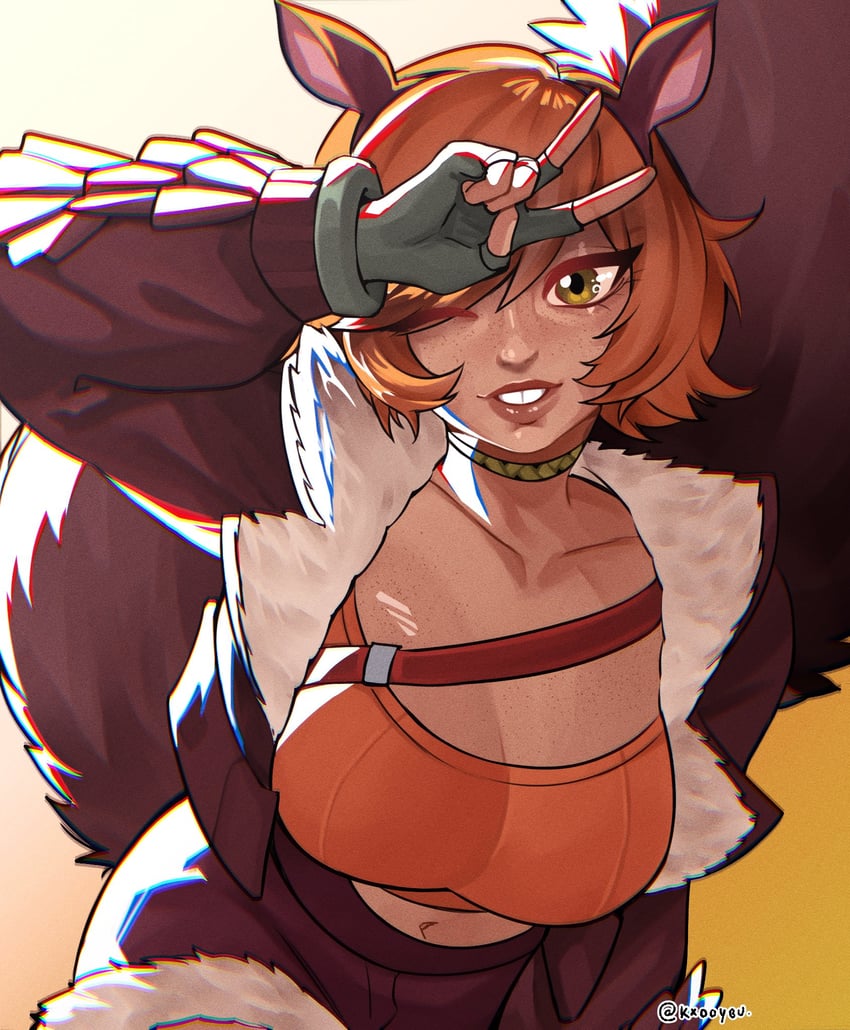 squirrel girl (marvel and 1 more) drawn by kxddybu