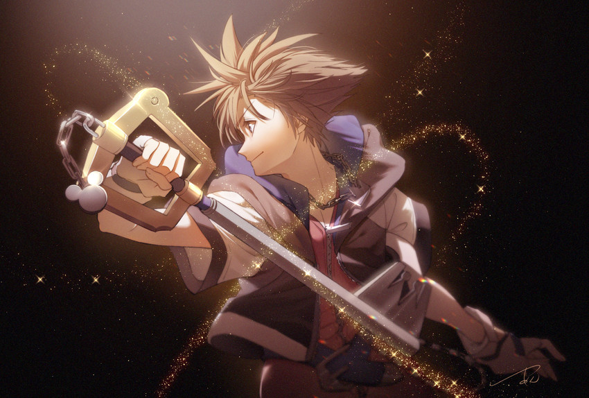 sora (super smash bros. and 2 more) drawn by tsu-an