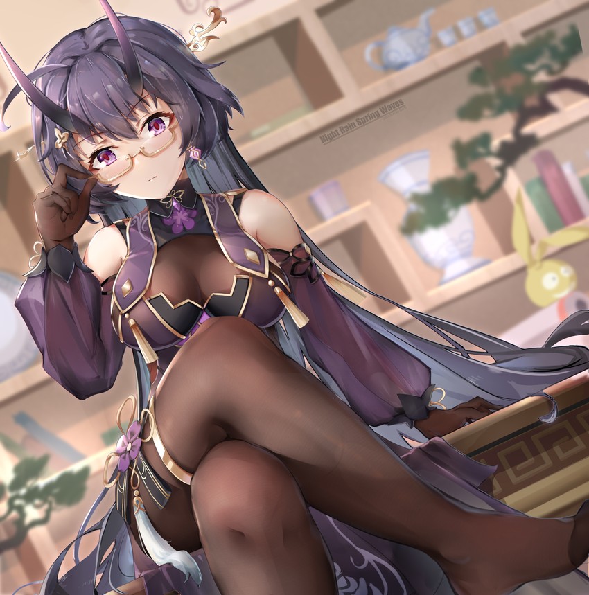 raiden mei (honkai and 1 more) drawn by asc11