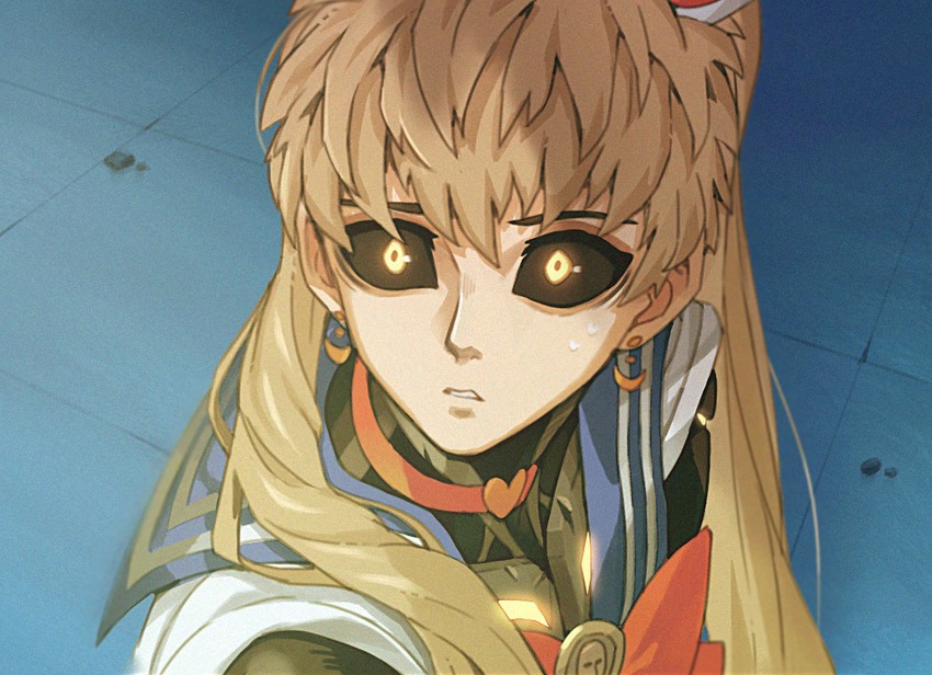 sailor moon and genos (bishoujo senshi sailor moon and 2 more) drawn by cabalfan
