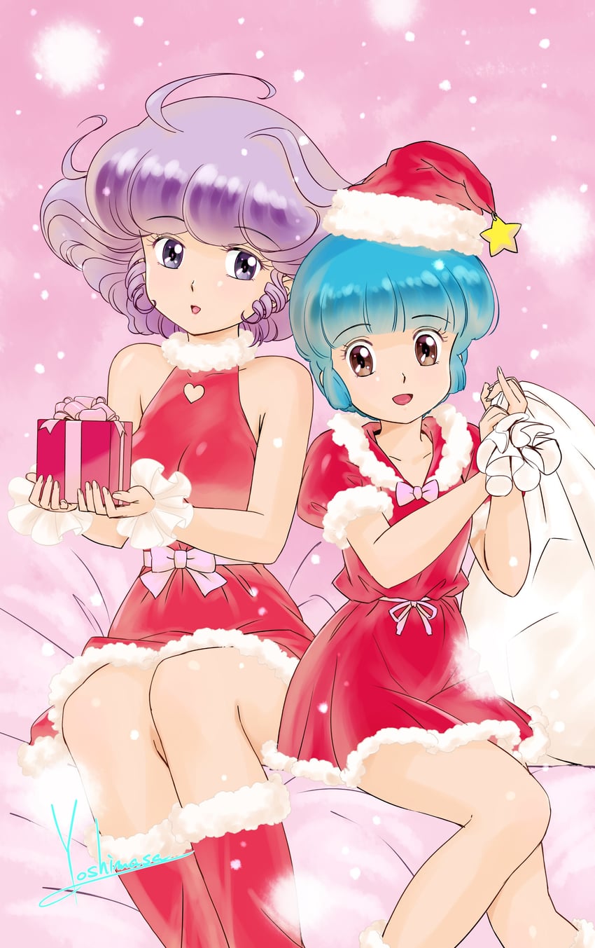 morisawa yuu and creamy mami (mahou no tenshi creamy mami) drawn by yoshinaga_masahiro