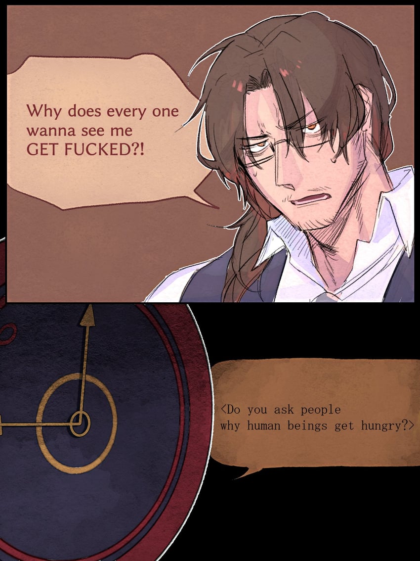 dante and gregor (project moon and 1 more) drawn by paramecium_nmi