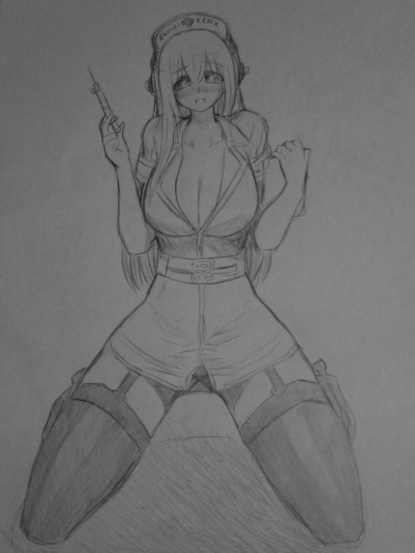 super sonico (nitroplus) drawn by nonbiri-ya_p