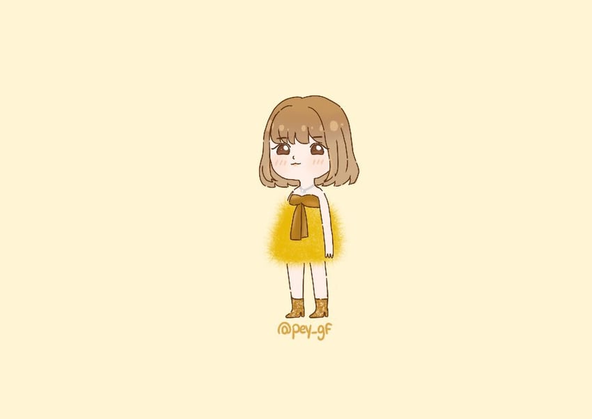 eunha (real life and 1 more) drawn by pey_gf