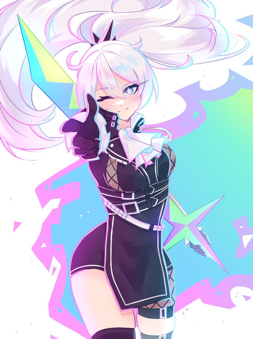 kiana kaslana (honkai and 2 more) drawn by luiicu