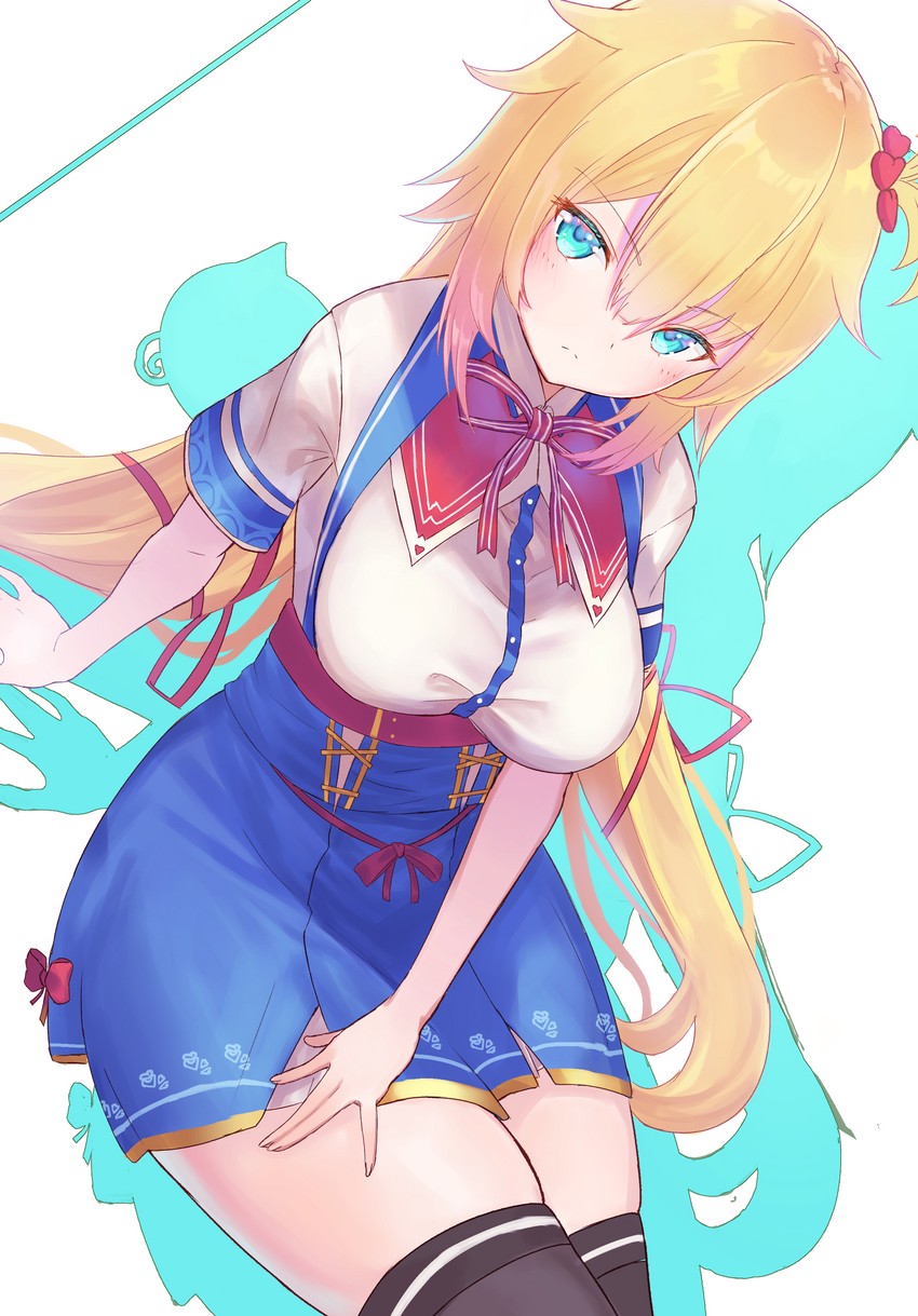 akai haato (hololive) drawn by gore_(white_gore)