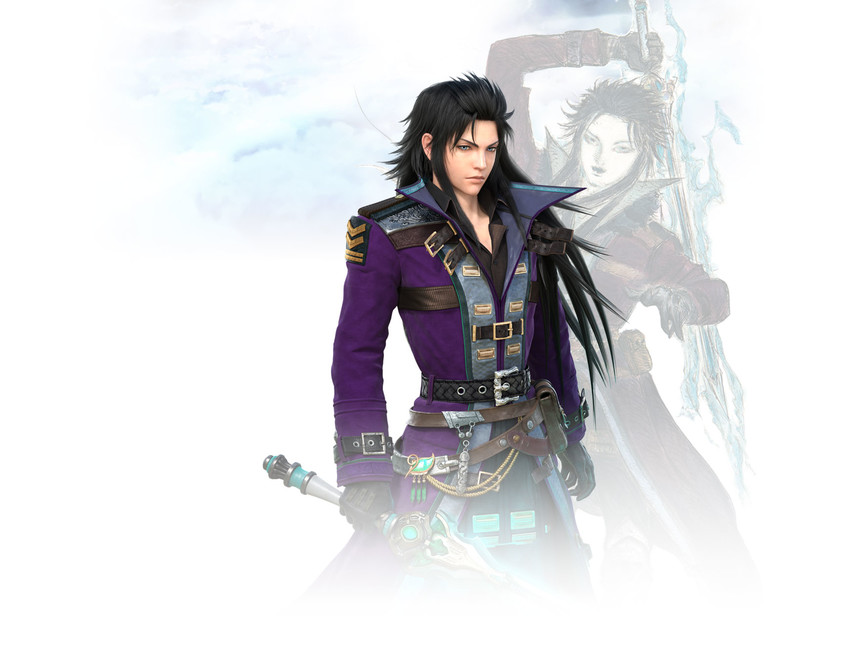 lasswell (final fantasy and 1 more) drawn by amano_yoshitaka