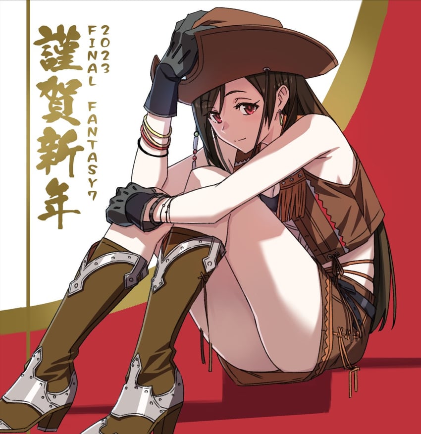 tifa lockhart (final fantasy and 2 more) drawn by decoponmagi