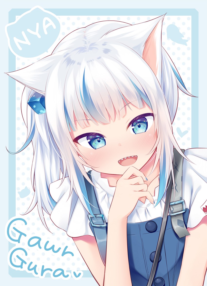 gawr gura (hololive and 1 more) drawn by purapa