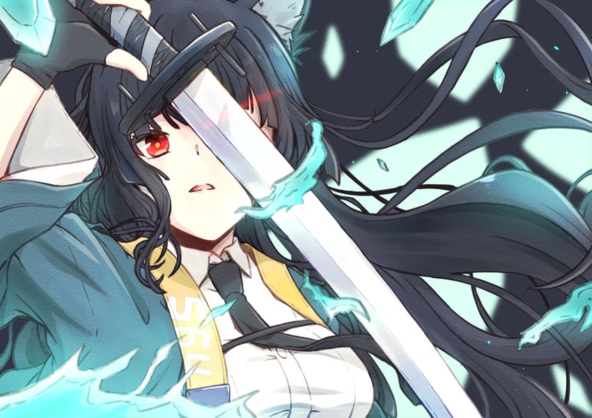 hoshimi miyabi (zenless zone zero) drawn by kanata_(mugi_a)