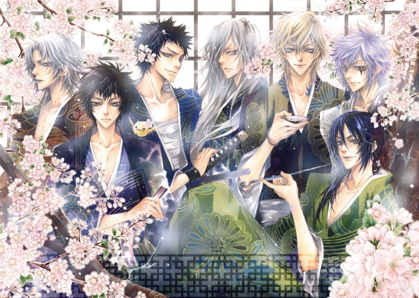 rokudou mukuro, hibari kyouya, gokudera hayato, yamamoto takeshi, superbi squalo, and 3 more (katekyo hitman reborn!) drawn by lee_sun_young