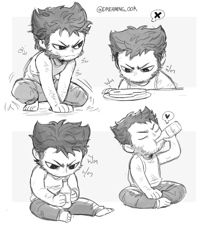 wolverine (marvel and 1 more) drawn by dreaming_oor