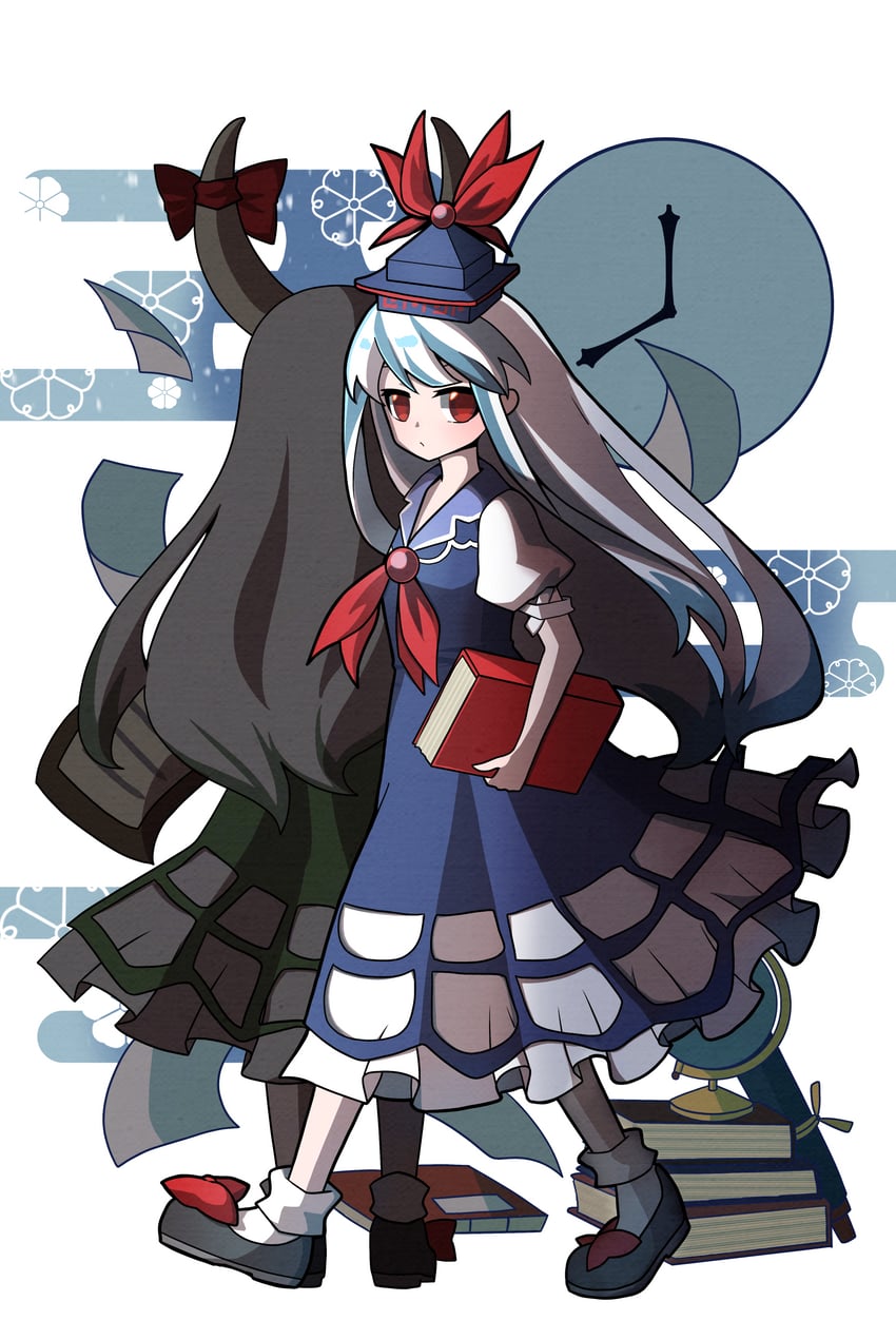 kamishirasawa keine and ex-keine (touhou) drawn by ketchup_c