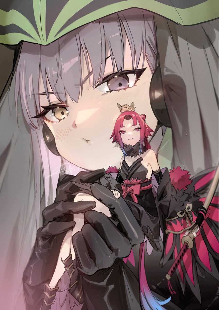 beni-enma, kingprotea, xochitonal, and beni-enma alter (fate and 1 more) drawn by no-kan