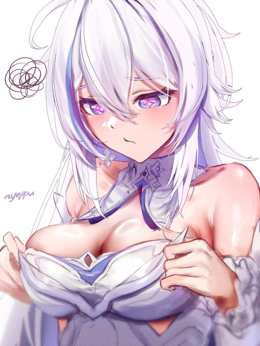kiana kaslana (honkai and 1 more) drawn by nyeppu