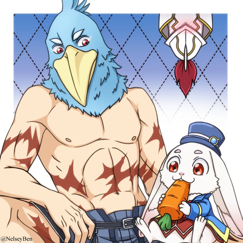 emul, sunraku, and psyger-0 (shangri-la frontier) drawn by bnelsey