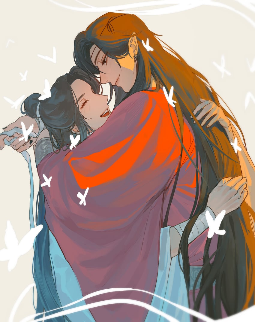 xie lian and hua cheng (tianguan cifu) drawn by hambi