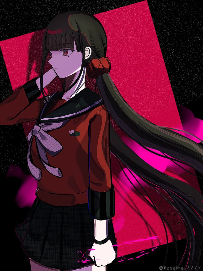 harukawa maki (danganronpa and 1 more) drawn by kanaiwa