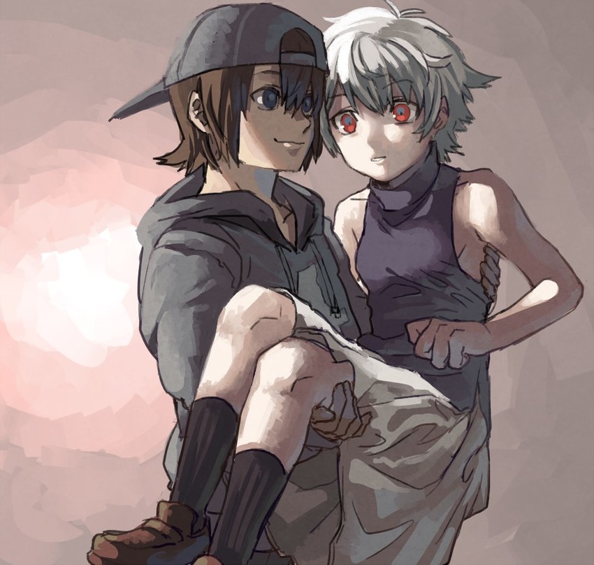 sabitsuki and yongoh (.flow and 1 more) drawn by shousan_(hno3syo)