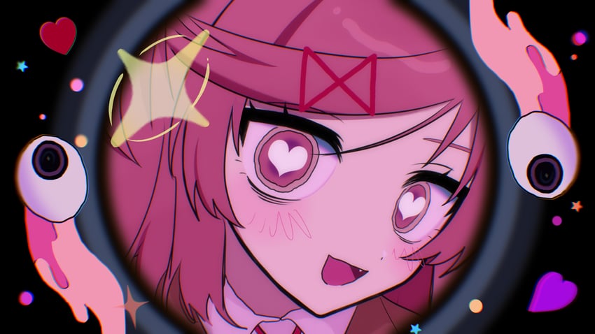 natsuki (doki doki literature club and 1 more) drawn by user_uyvj7323