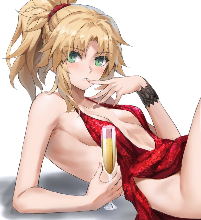 mordred (fate and 1 more) drawn by tonee