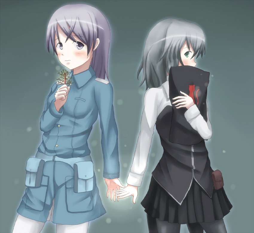 sanya v. litvyak and eila ilmatar juutilainen (world witches series and 1 more) drawn by nawate_(dij)