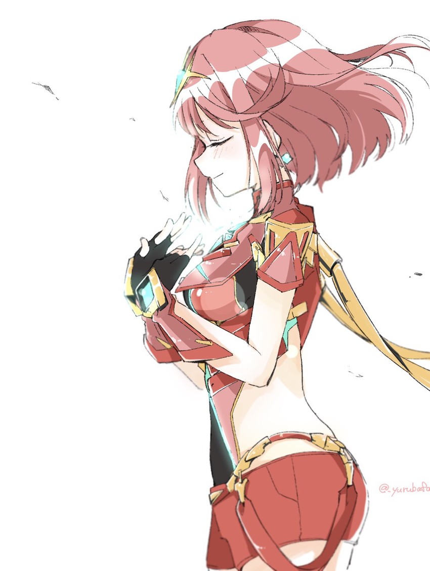 pyra (xenoblade chronicles and 1 more) drawn by bafarin