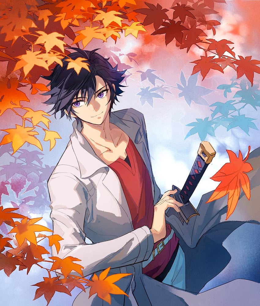rean schwarzer (eiyuu densetsu and 2 more) drawn by feng_you