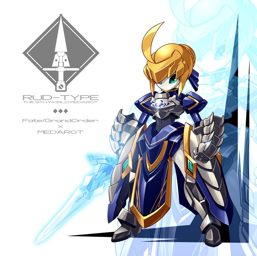 artoria pendragon and saber (fate and 2 more) drawn by marik_(artist)