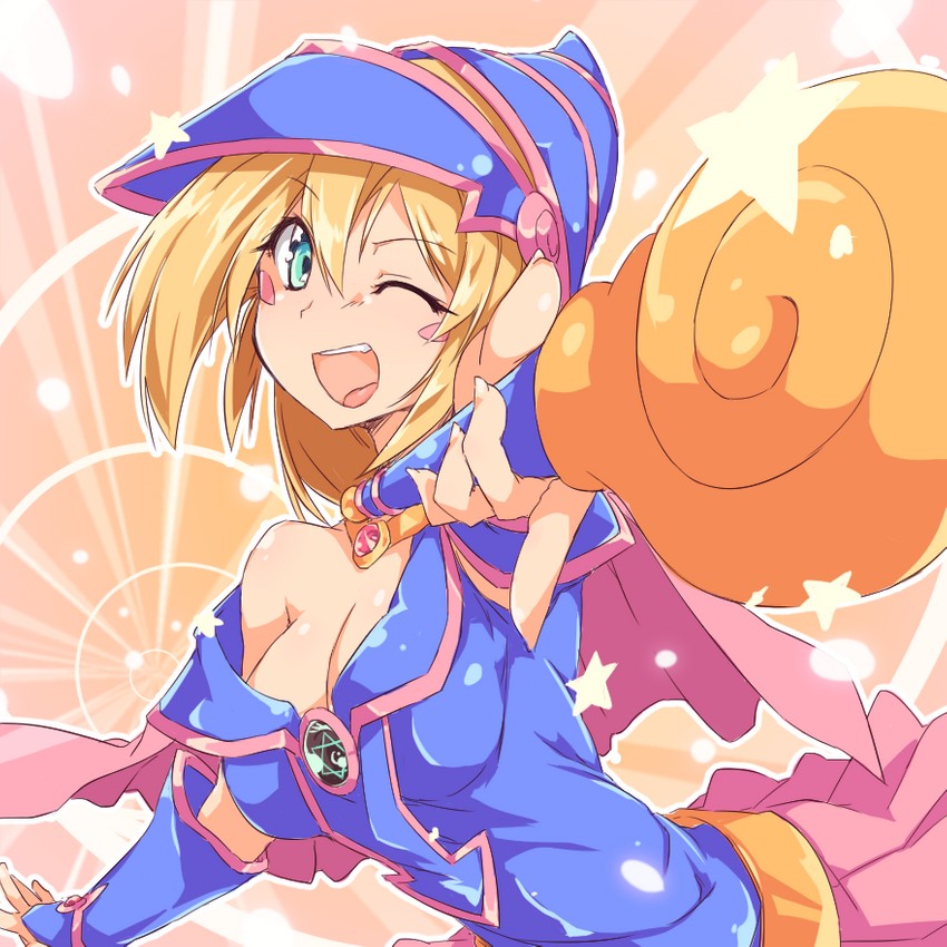 dark magician girl (yu-gi-oh!) drawn by akasaka_koutarou