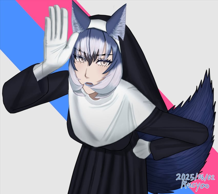 dire wolf (kemono friends and 1 more) drawn by ruinfnit
