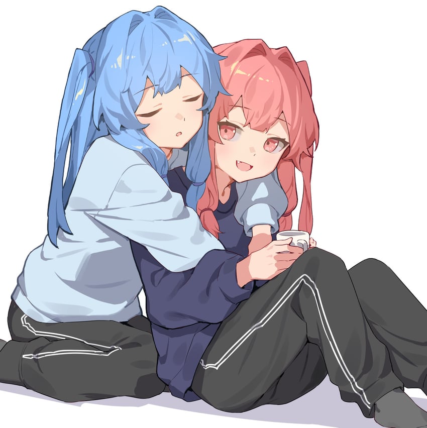 kotonoha akane and kotonoha aoi (voiceroid) drawn by yamamomo_(plank)