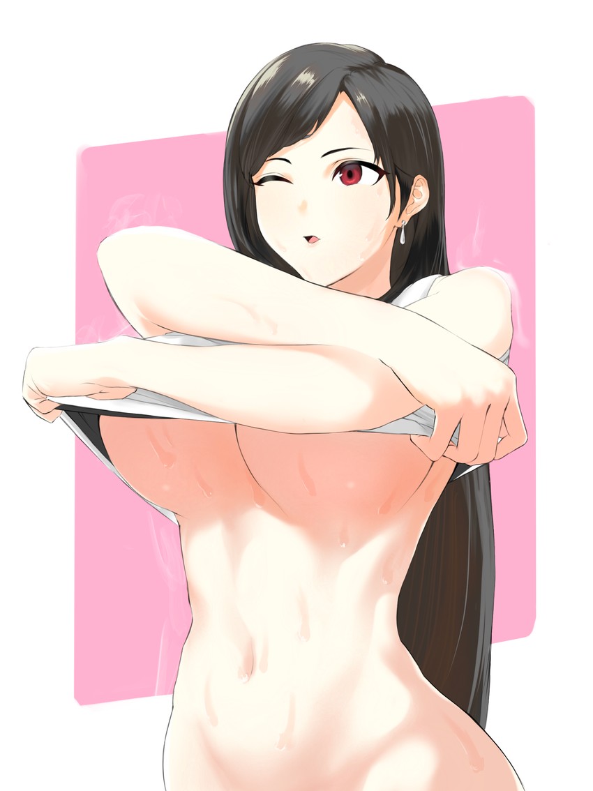 tifa lockhart (final fantasy and 2 more) drawn by minoru_amayi