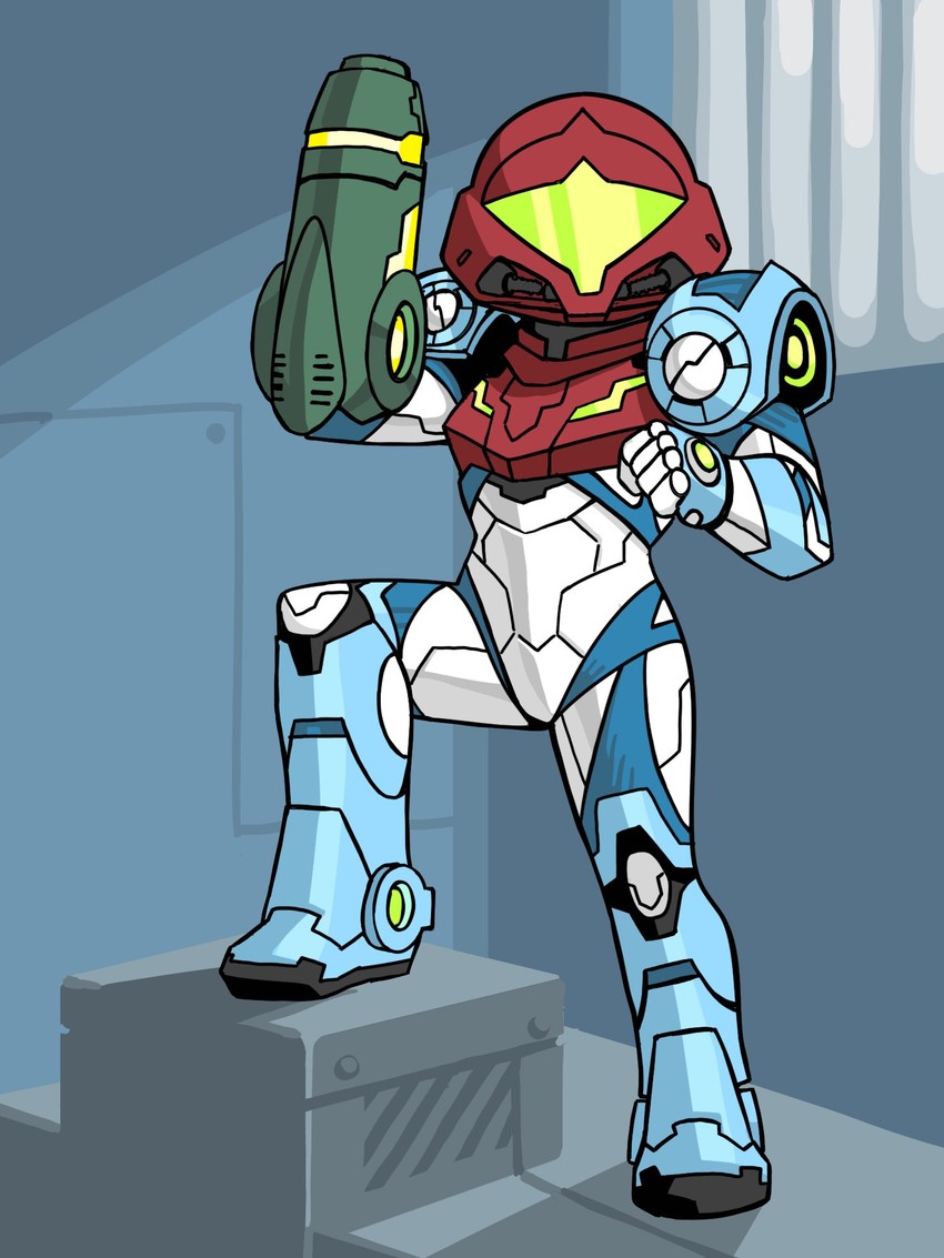samus aran (metroid and 1 more) drawn by guilhermerm