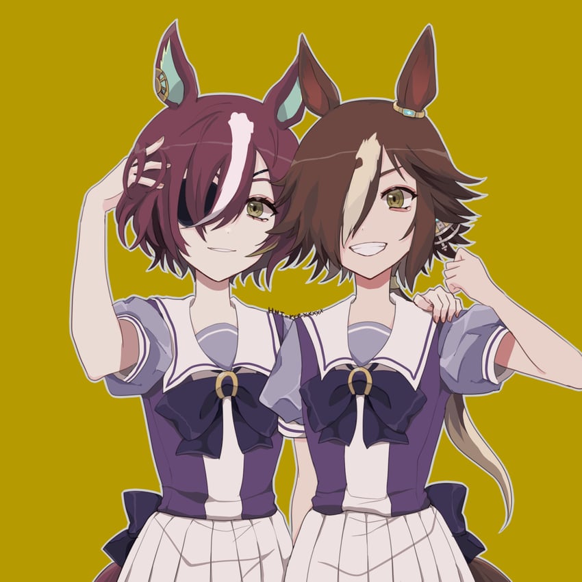 vodka and tanino gimlet (umamusume) drawn by hinata_(hnt_reexxxxx)
