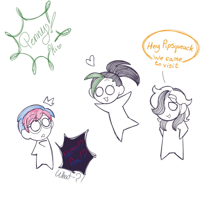 nemona, penny, and arven (pokemon and 1 more) drawn by lmg_artistocat
