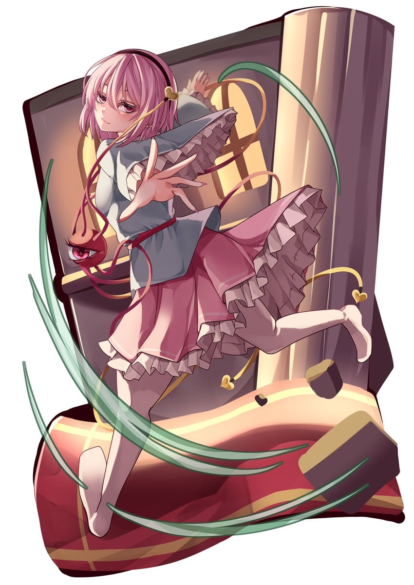 komeiji satori (touhou) drawn by mahoro_(minase_mahoro)