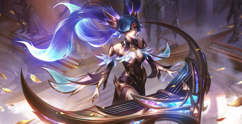 sona and victorious sona (league of legends) drawn by pandart-studio