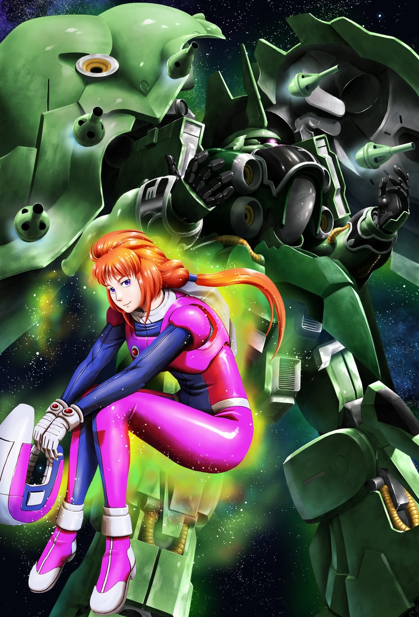 marida cruz and kshatriya (gundam and 1 more) drawn by soichi_nagayuki