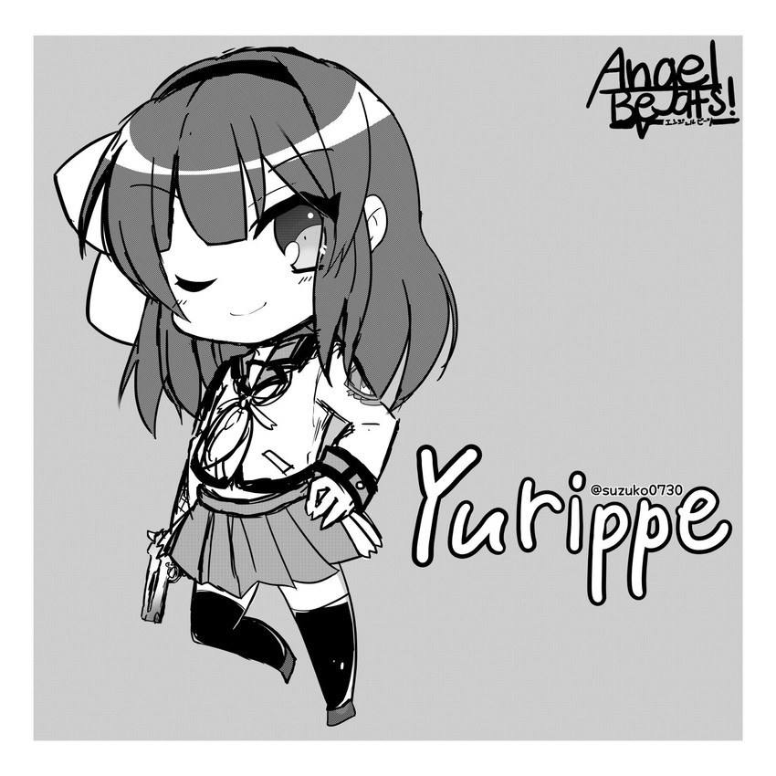 nakamura yuri (angel beats!) drawn by zuzuhashi