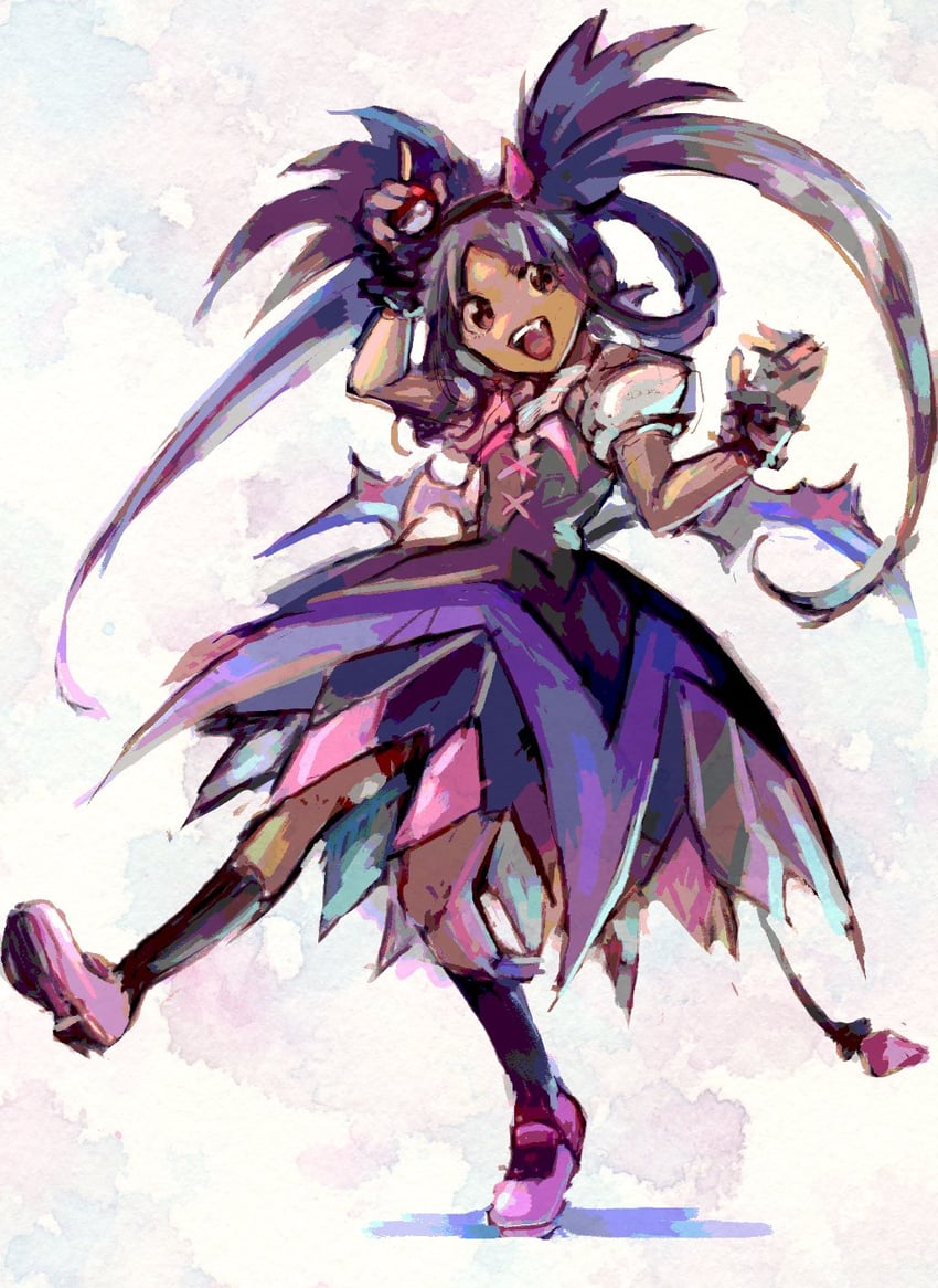 iris (pokemon and 1 more) drawn by katahara_(no_108105)